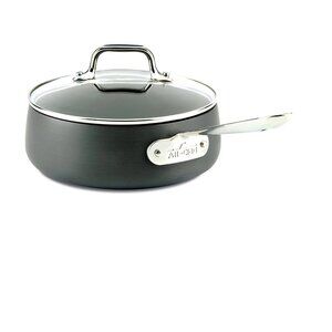 All-clad HA1 Hard Anodized Nonstick Cookware 2.5Qt Sauce Pan with Lid